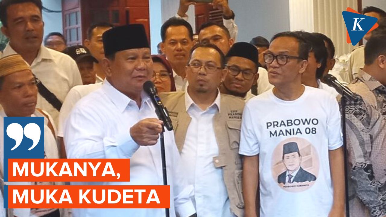 Canda Prabowo pada Relawan Joman yang Kini Mendukungnya
