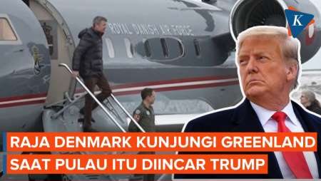 Raja Denmark Tiba di Greenland Saat Pulau Itu Sedang Diincar Trump