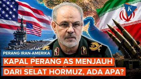 IRGC: Kapal Perang AS Mundur 500 Km Dari Selat Hormuz