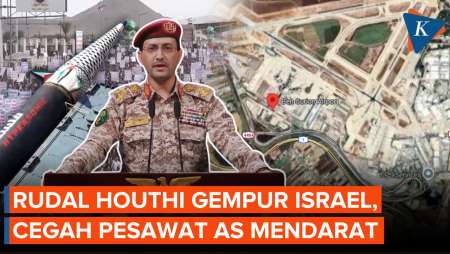 Houthi Yaman Gempur Bandara Israel, Cegah Pesawat Militer AS Mendarat