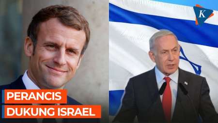  Presiden Perancis Macron Nyatakan Dukung Israel