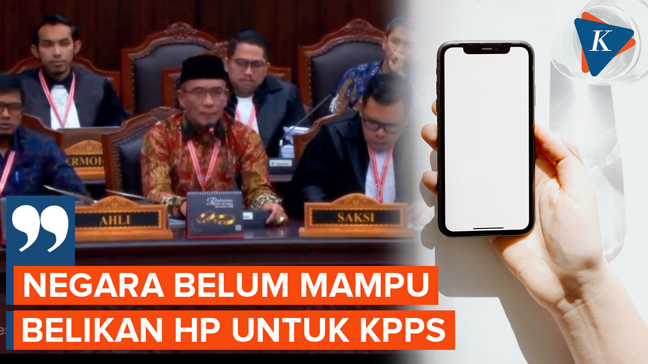 Ketua KPU Minta Maaf Negara Belum Mampu Sediakan Ponsel untuk KPPS