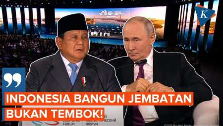 Prabowo Di Depan Putin: Indonesia Bangun Jembatan, Bukan Tembok!