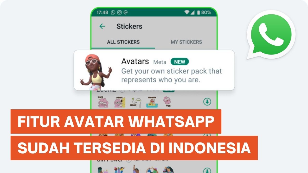 Fitur Avatar WhatsApp Resmi Hadir di Indonesia