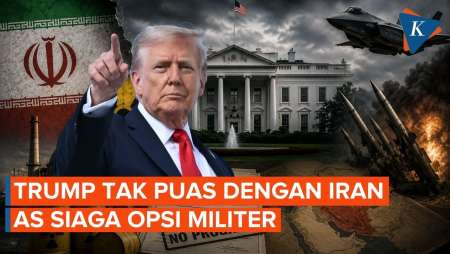 AS Mulai Bahas Opsi Militer Saat Trump Tak Puas dengan Iran