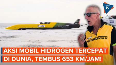 Aksi Mobil Hidrogen Tercepat Di Dunia, Tembus 653 Km/Jam!