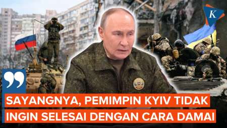 Putin Sebut Kyiv Enggan Berdamai, Perang Rusia Vs Ukraina Berlanjut?