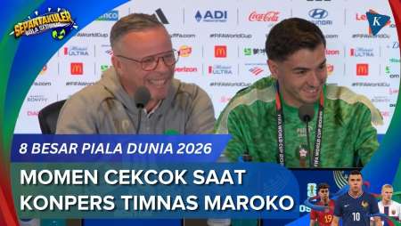 Detik-detik Keributan Terjadi Saat Konferensi Pers Timnas Maroko Jelang Lawan Perancis