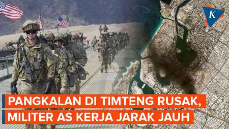 Serangan Iran Paksa Pasukan AS Untuk Bekerja Jarak Jauh