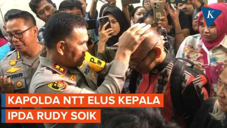 Momen Kapolda NTT Elus Kepala Ipda Rudy Soik di DPR