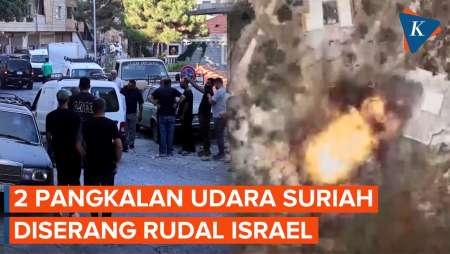 Rudal-rudal Israel Hantam 2 Pangkalan Udara di Suriah