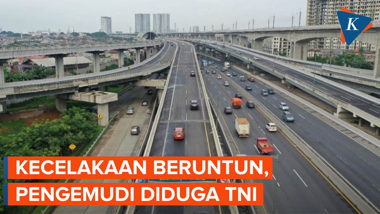 Kecelakaan Beruntun Di Tol MBZ, Diduga Ulah Anggota TNI