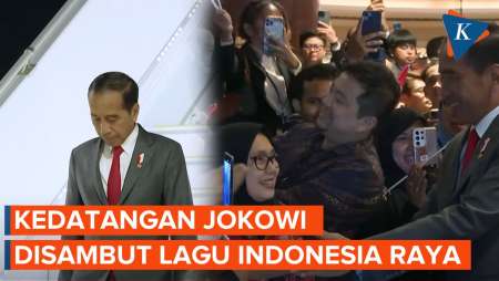 Lagu Indonesia Raya Berkumandang Saat Jokowi Tiba di Melbourne