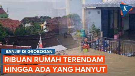 Banjir Bandang di Grobogan Sebabkan Tujuh Rumah Hanyut