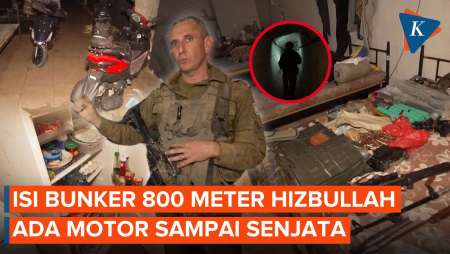 Penampakan Bunker 800 Meter Satuan Elite Hizbullah, Ada Motor hingga Senapan!