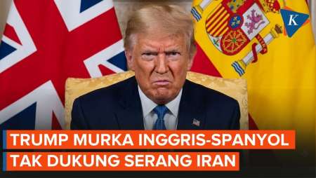 Trump "Semprot" Spanyol Dan Inggris Karena Tolak Bantu AS Serang Iran