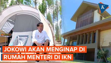 Tak Lagi Kemah, Jokowi Bakal Menginap di Rumah Menteri saat “Groundbreaking” ke-6 IKN