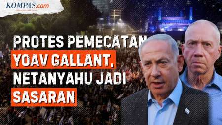 Demo di Israel Picu Polisi Kerahkan Water Canon, Netanyahu Jadi 