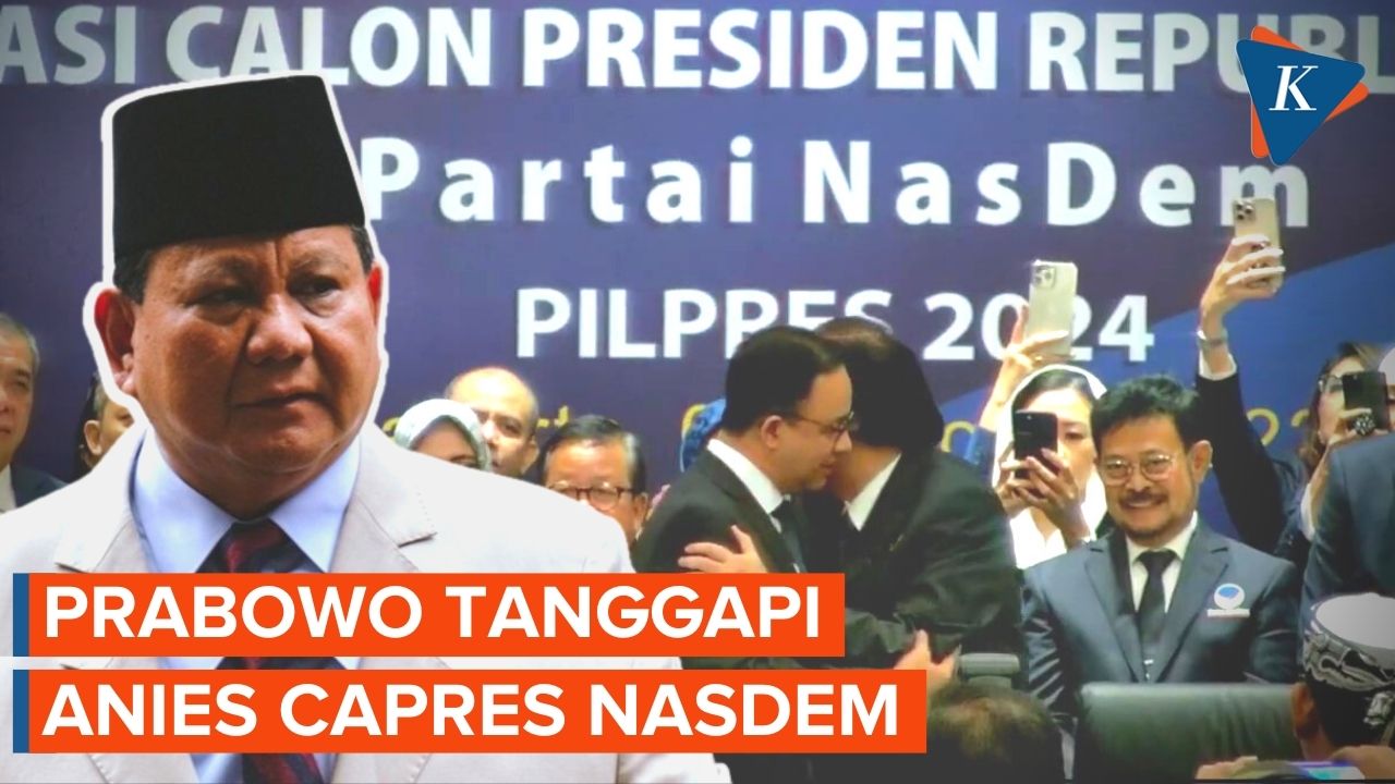 Ditanya soal Nasdem Usung Anies Jadi Capres, Begini Respons Prabowo