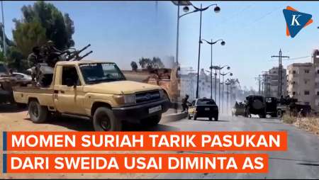Suriah Tarik Pasukan dari Kawasan Druze Usai Diminta AS Jangan Perang