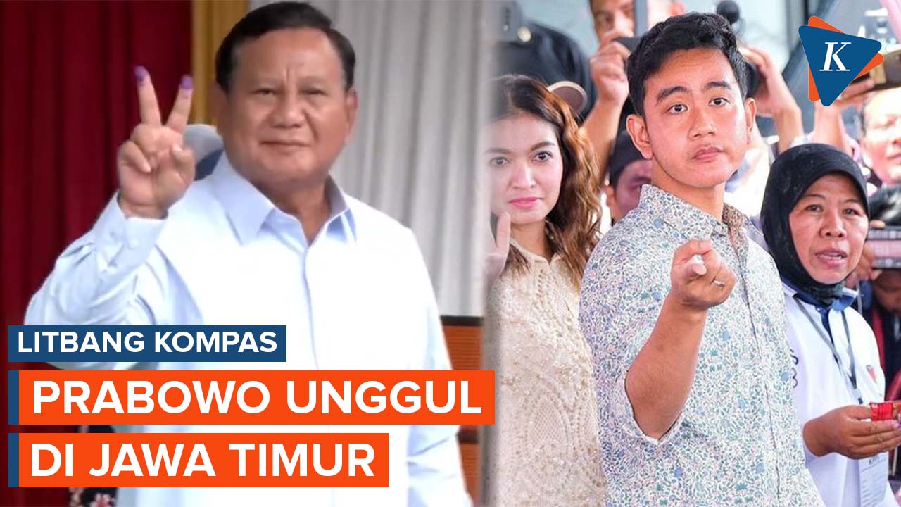 Quick Count Litbang Kompas: Prabowo Unggul di Jatim dengan 65,47 Persen Suara