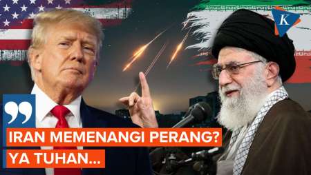 Reaksi Trump soal Klaim Khamenei, Hela Napas dan Heran
