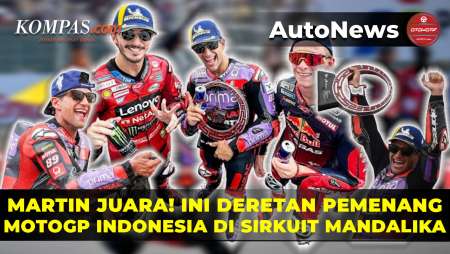 Hasil MotoGP Indonesia 2024, Martin Juara, Bagnaia Ketiga