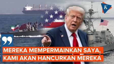 AS-Iran Baku Tembak, Trump: Mereka Permainkan Saya, Kami Hancurkan
