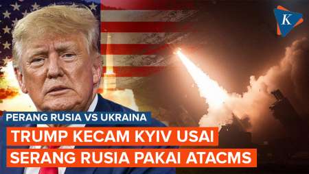 Trump Tak Terima Ukraina Serang Rusia Pakai Rudal ATACMS Kiriman AS