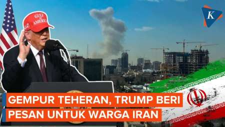 Pesan Trump untuk Warga Iran: Jangan Keluar Rumah, Ada Bom Dimana-mana