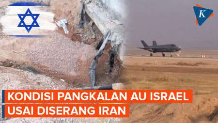 Potret Rusaknya Pangkalan Udara Militer Israel Usai Diserang Iran
