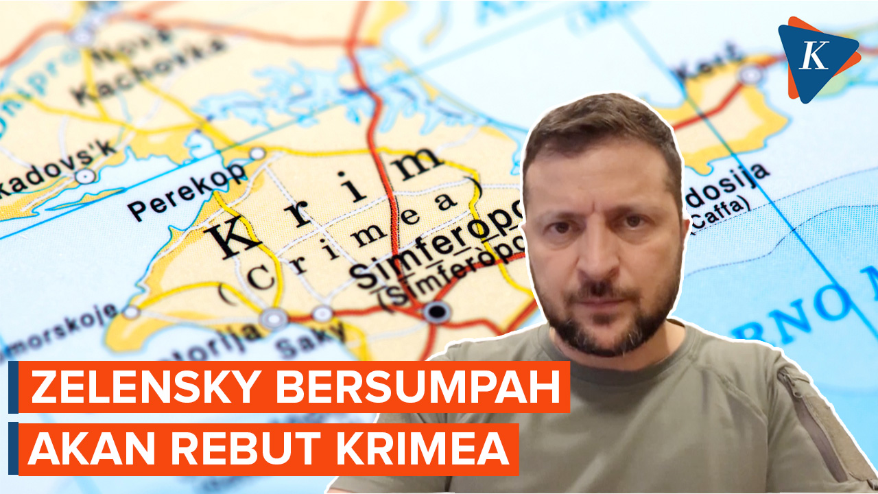 Zelensky Bersumpah Akan Rebut Krimea dari Rusia