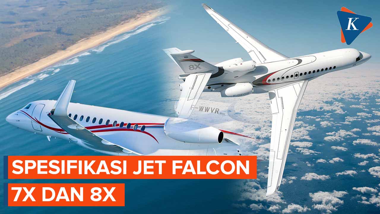 Spesifikasi Jet Falcon 7X dan 8x, Kekuatan Baru TNI AU