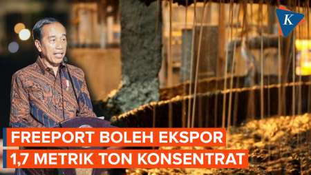 Jokowi Kecualikan Freeport dari Larangan Ekspor Konsentrat