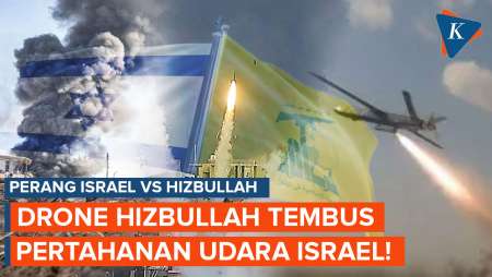 Drone Hizbullah Tembus Radar Pertahanan Udara Israel Tanpa Terdeteksi!