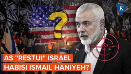 Israel Dapat 'Lampu Hijau' dari Amerika Serikat untuk Bunuh Ismail Haniyeh