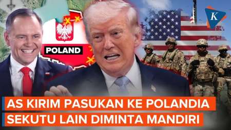 Kirim 5.000 Pasukan Ke Polandia, Trump Minta Sekutu Lain Tak Bergantung Ke AS