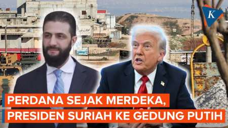 Pertama Kali Sejak 1946, Presiden Suriah Kunjungi AS Pada 2025