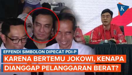 Effendi Simbolon Dipecat PDI-P karena Bertemu Jokowi, Mengapa Dianggap Pelanggaran Berat?