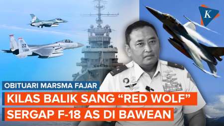 Obituari Marsma Fajar, Kilas Balik Penyergapan F-18 Hornet di Langit Bawean