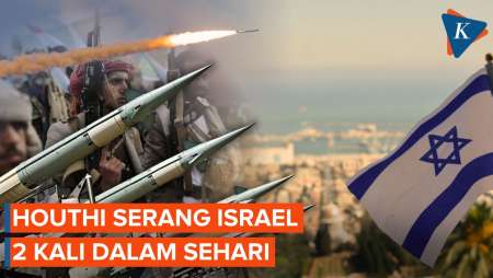 Houthi Serang Israel Dua Kali Dalam Sehari, Sirene Berbunyi Di Kota Eilat