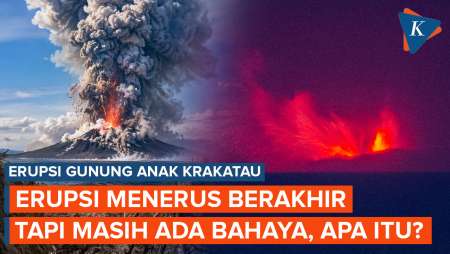 Erupsi Menerus Anak Krakatau Berakhir, Badan Geologi Ingatkan Masih Ada Potensi Bahaya