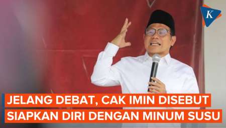 Cak Imin Persiapkan Diri dengan Minum Vitamin dan Susu Hadapi Debat Cawapres