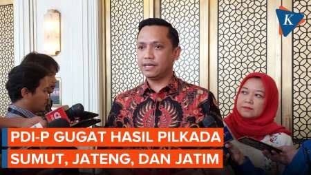 PDI-P Gugat Hasil Pilkada Sumut, Jateng, hingga Jatim ke MK