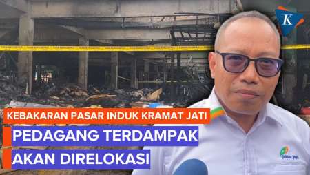 Pedagang Pasar Induk Kramat Jati Yang Terdampak Kebakaran Akan Direlokasi