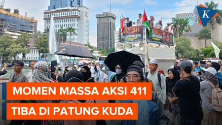 Situasi Patung Kuda Monas Saat Reuni Aksi 411