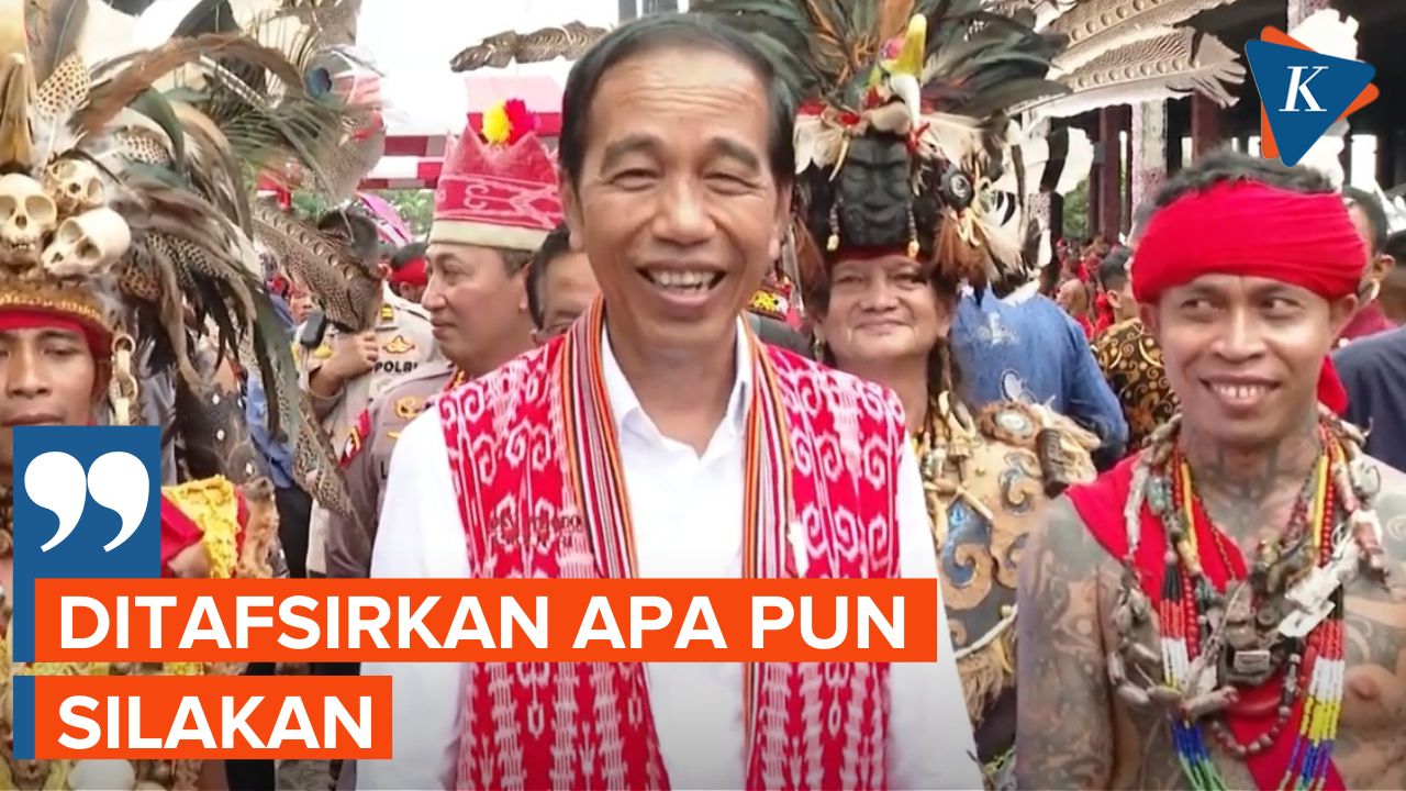 Sambil Tertawa, Jokowi Jawab soal Ciri-ciri Pemimpin Rambut Putih