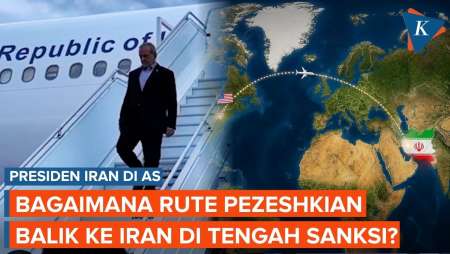 Bagaimana Cara Pezeshkian Pulang Dari New York Ke Iran Di Tengah Sanksi AS?