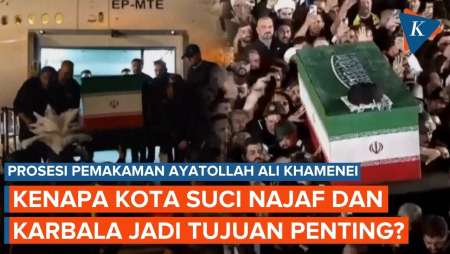Jenazah Ali Khamenei Tiba Di Irak, Kenapa Najaf Jadi Kota Penting Dalam Prosesi Pemakamannya?