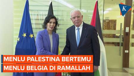 Menlu Palestina Bertemu Menlu Belgia di Ramallah, Ada Apa?